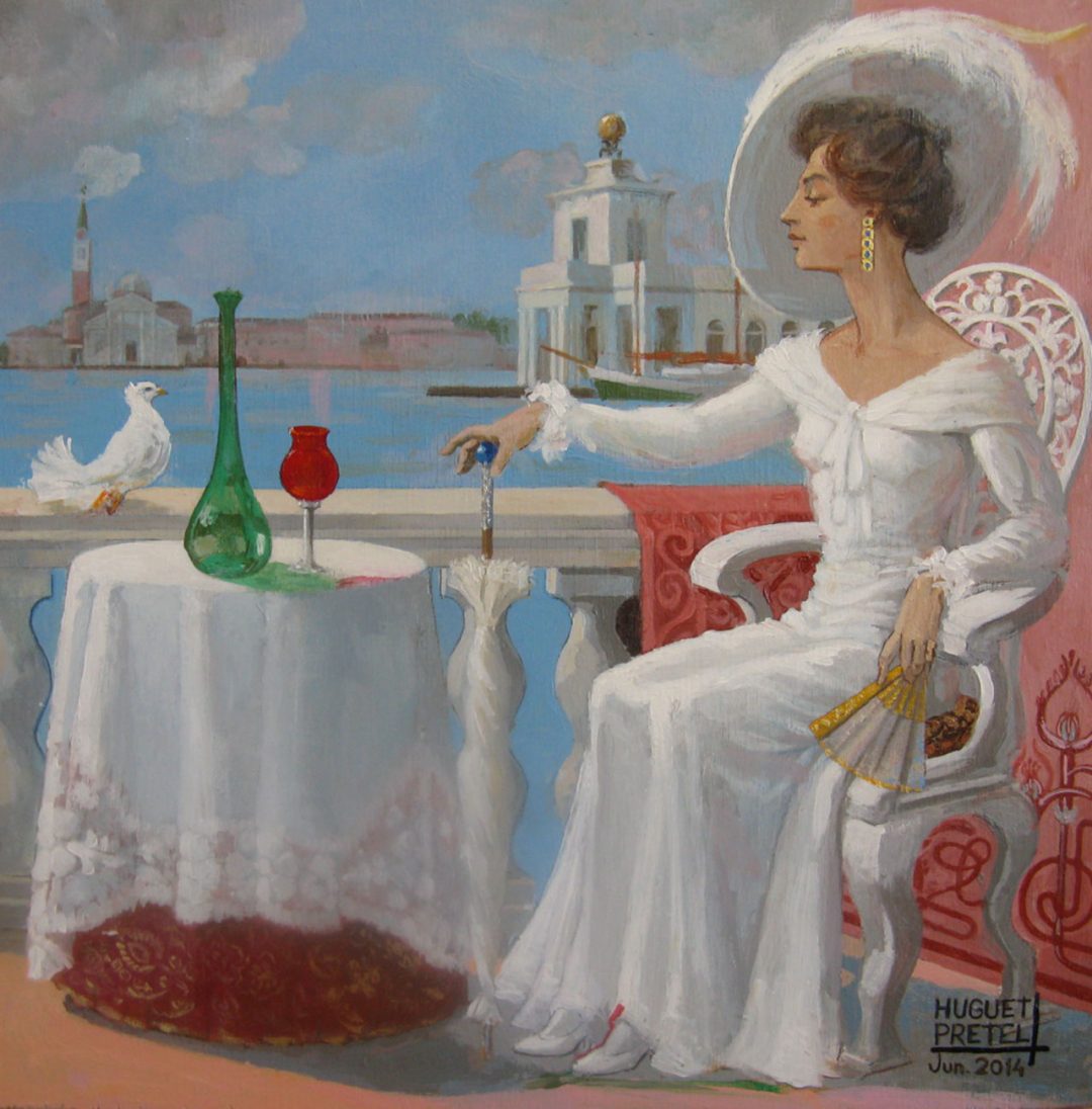 Dama blanca en Venecia