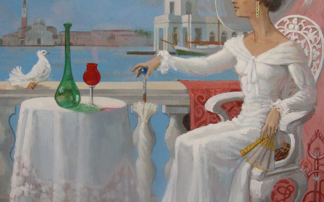 Dama blanca en Venecia