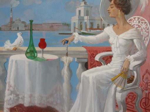 Dama blanca en Venecia