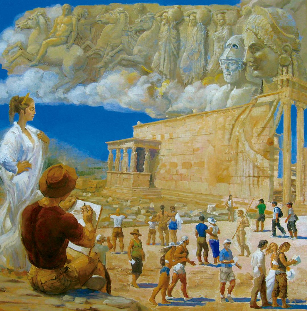Apuntes en la Acrópolis de Atenas