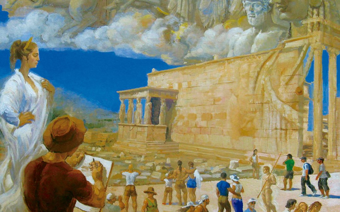 Apuntes en la Acrópolis de Atenas