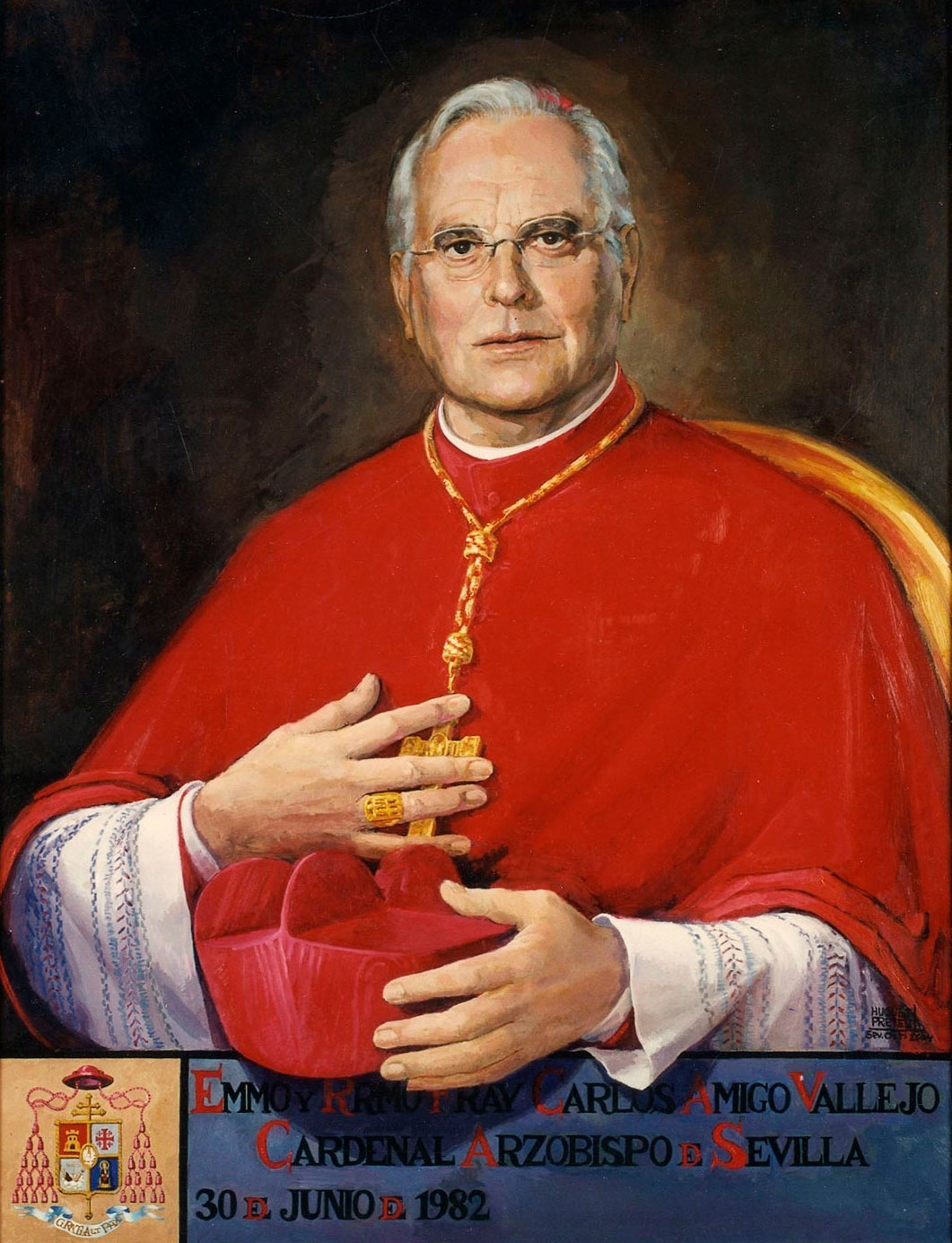 Retrato del Cardenal Amigo Vallejo