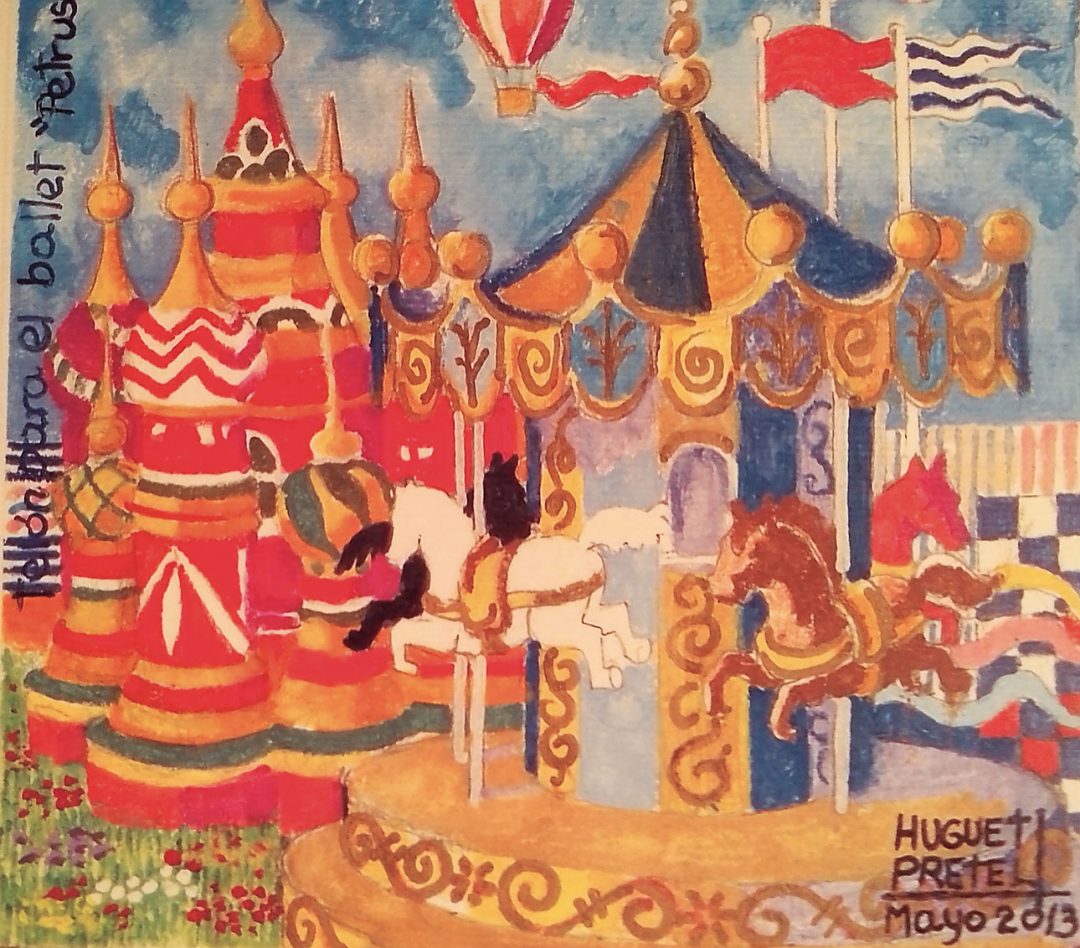Telón para el ballet Petruska
