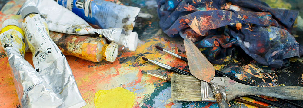 OBRA SOBRE LIENZO Y TABLA